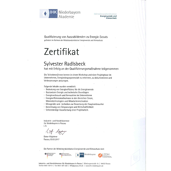 EnergieScouts Zert Radlsbeck600x600