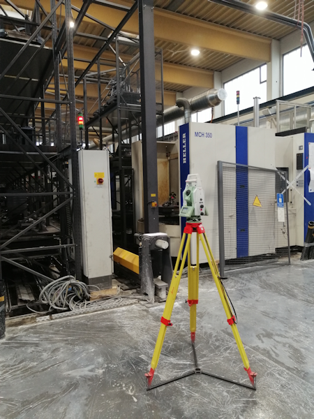 Erstellung des Fundaments für unsere neue Maschine Heller CP 8000